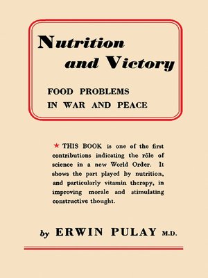 cover image of Nutrition and Victory